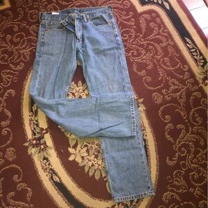 COPY - Blue Straight Leg Jeans with Faded Look Levi’s 33 /32 516’s gently worn